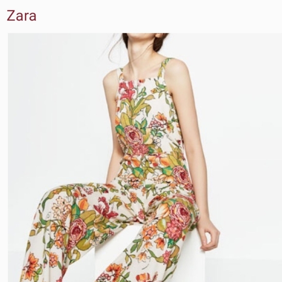 ZARA WOMAN FLOWER JUMPSUIT!!! - Picture 2 of 7